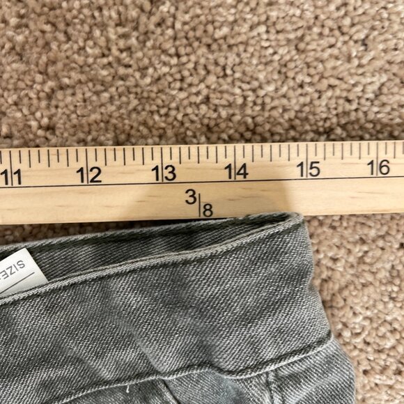 Cargo Pants Womens L Green High Rise Stretch Baggy Outdoor Utility Wide Leg - Picture 4 of 7